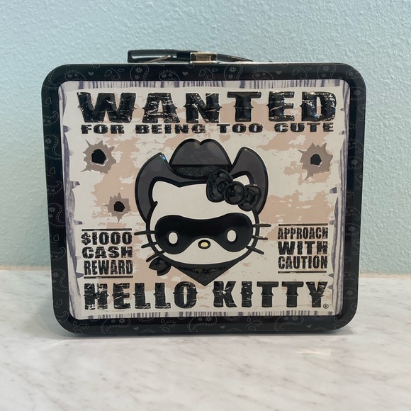 Hello Kitty Sanrio Loungefly Wanted Lunchbox Vintage 2011 - Picture 10 of 15
